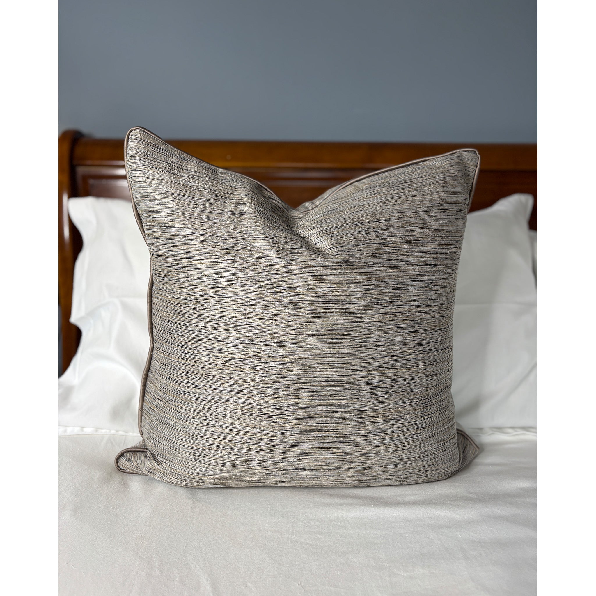 Luxury Textured Fabric Bed Cushion